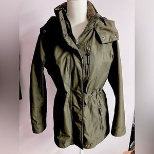 Women’s Jacket/Coat, Small, Dk Olive/Camo, River Edge by Zeroxpusur, NWOT